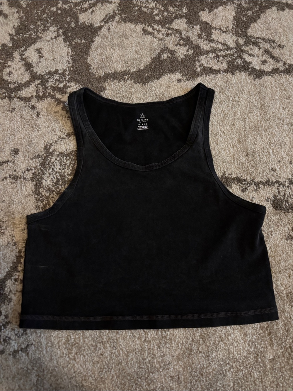 Aerie Women's Solid High-Neck Tank Top!